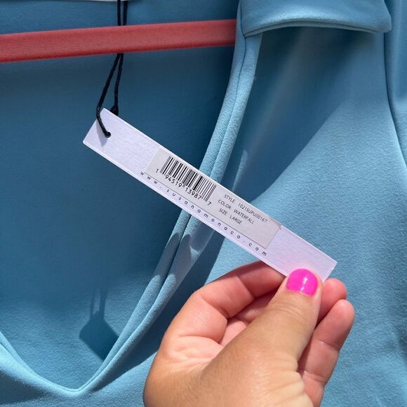 Susana Monaco Collared Bodysuit NWT - Picture 5 of 10